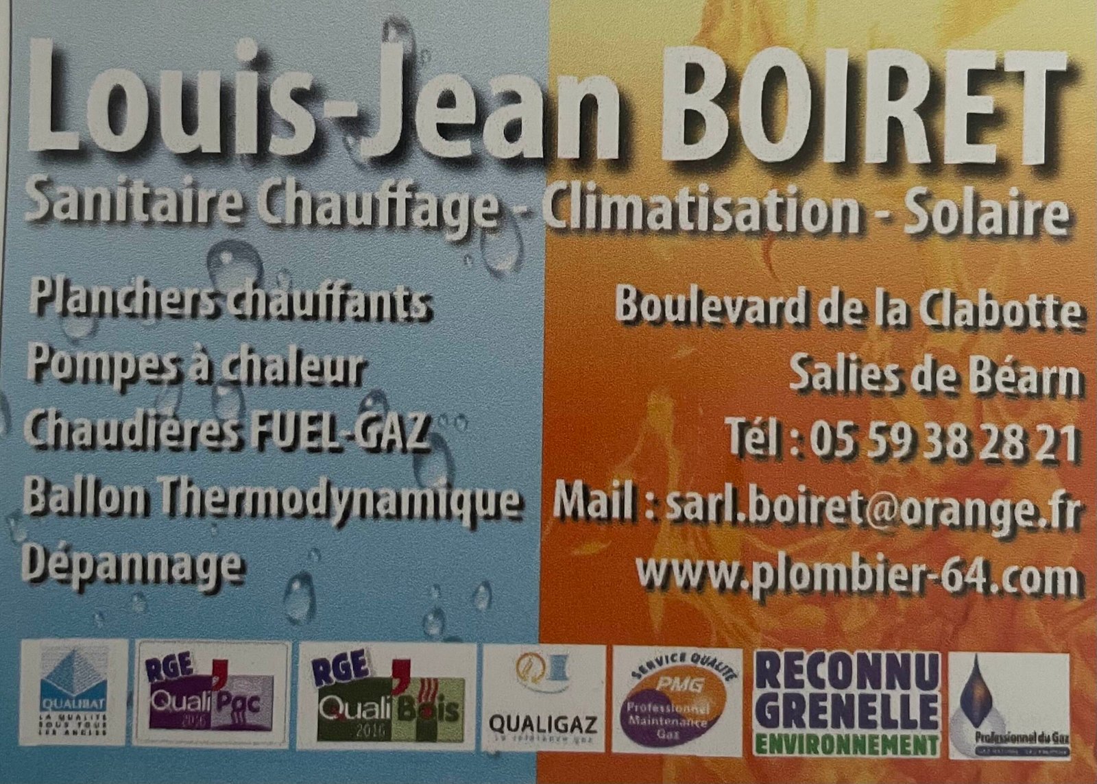 Jean-Louis Boiret, partenaire du CSFC